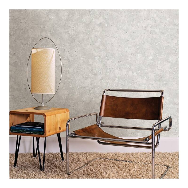 Brewster Drizzle Silver Speckle Wallpaper - 27.5 x 396 x 0.025