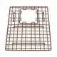 preview thumbnail 1 of 3, SinkSense Morgon Antique Brown 14" x 11.75" Kitchen Sink Bottom Grid