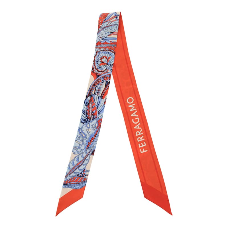 Ferragamo Togo Print Silk Bandeau