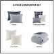 preview thumbnail 44 of 58, Madison Park Signature Essence Oversized Cotton Clipped Jacquard Comforter Set with Euro Shams and Throw Pillows