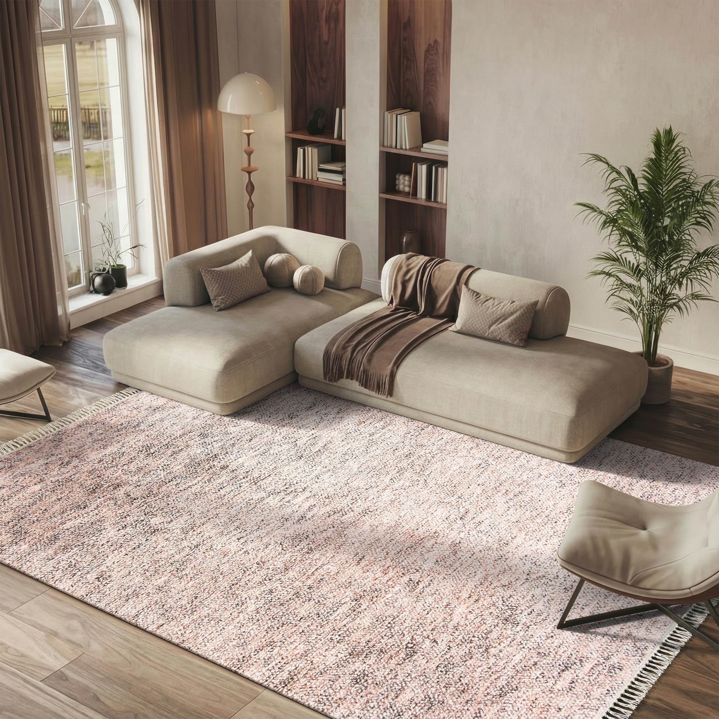 SAFAVIEH Handmade Casablanca Sura Shag Wool Area Rug - On Sale