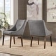 preview thumbnail 8 of 70, Voyager Button Tufted Slope Arm Linen Dining Chair (Set of 2) by iNSPIRE Q Artisan