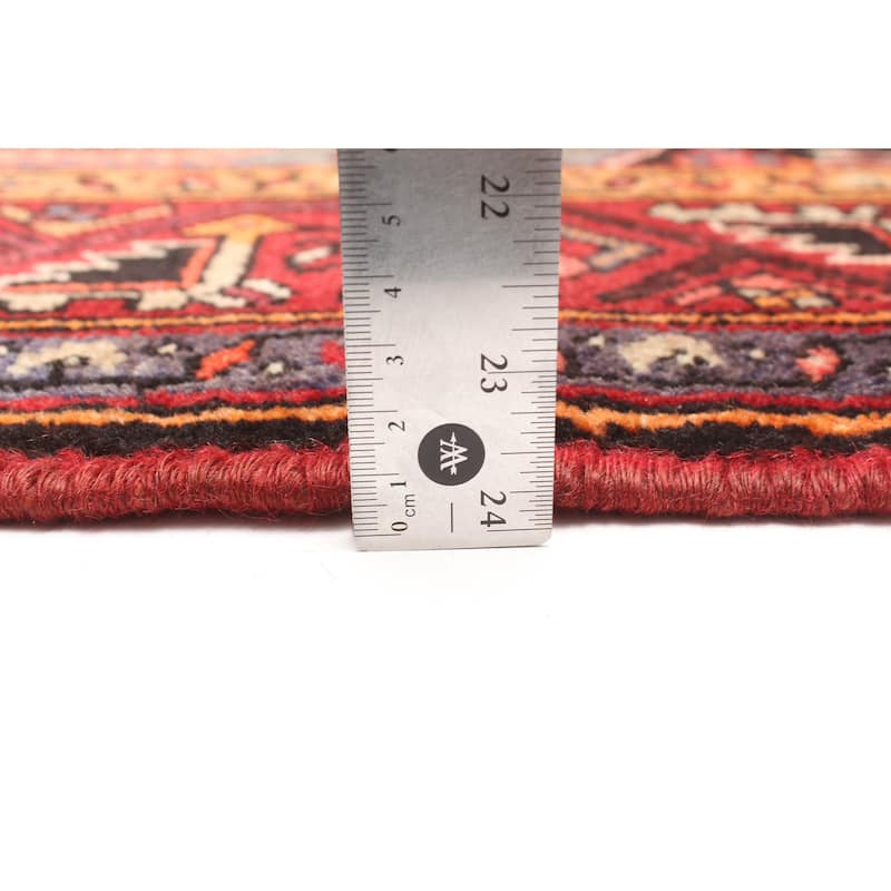 ECARPETGALLERY Hand-knotted Andelz Red Wool Rug - 4'8 x 6'11