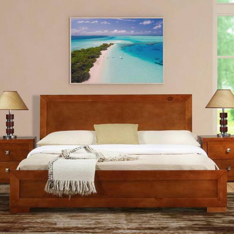 Finish Trent Wooden Platform Bed with Slat System Bed Bath & Beyond