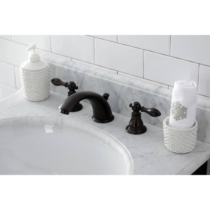 Kingston Brass American Classic Deck Mount Widespread Bathroom Faucet