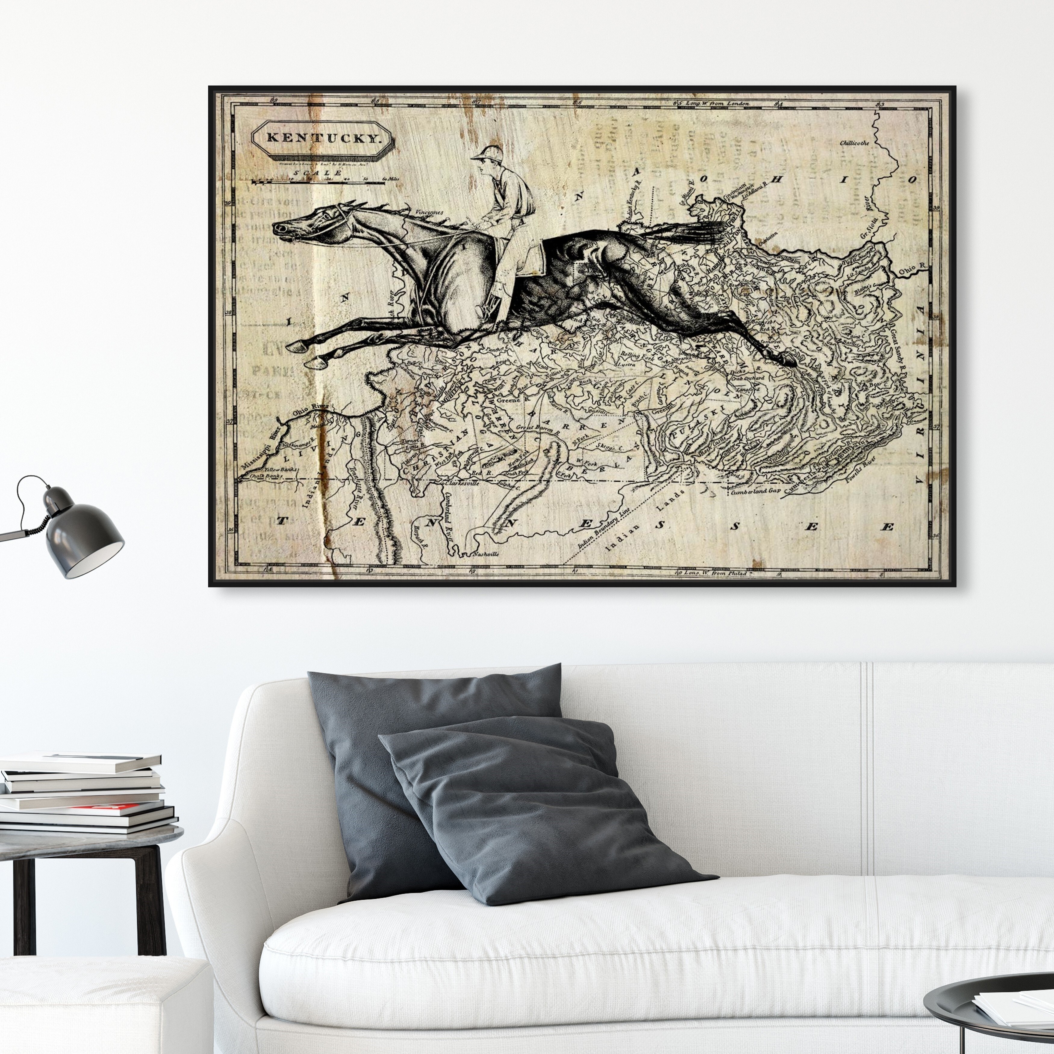 Shop Oliver Gal Kentucky S Horse Animals Wall Art Framed Canvas Print Farm Animals Brown Black Overstock 31794454