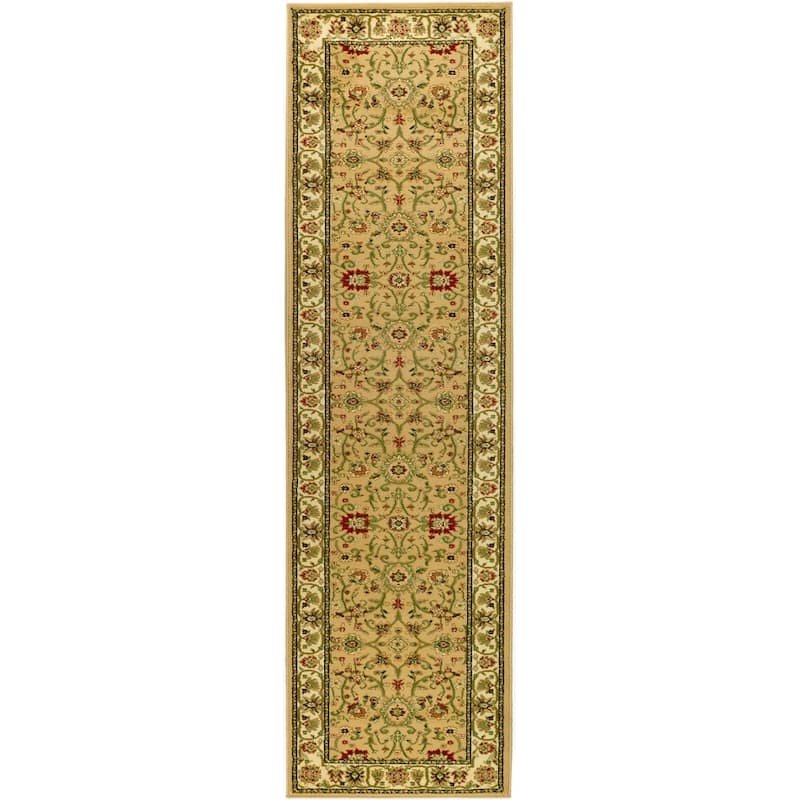 SAFAVIEH, Lyndhurst Marsha Traditional Area Rug - 2'3" x 6' Runner - Beige/Ivory