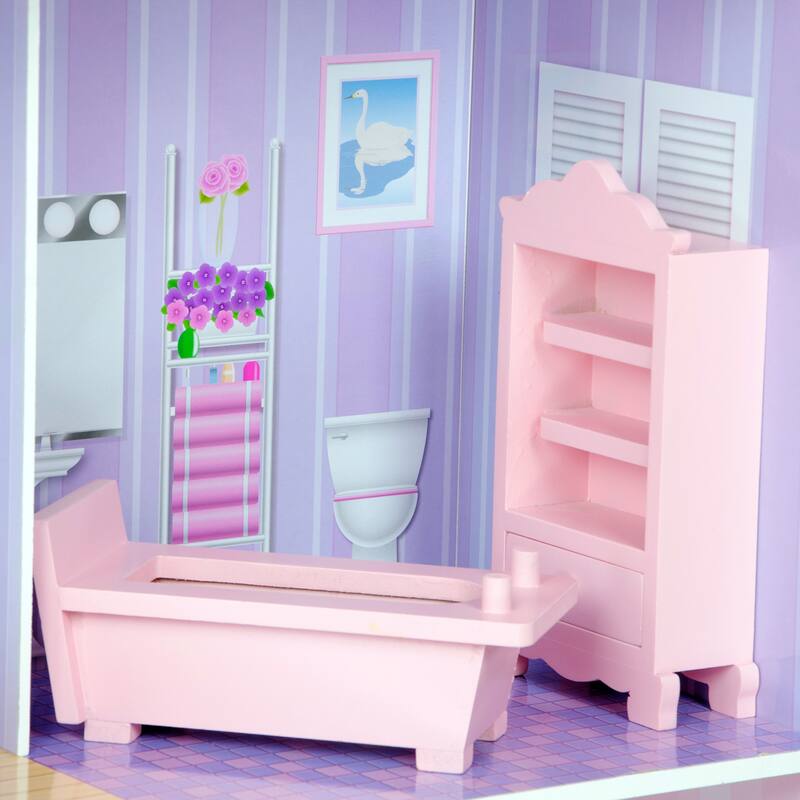 Teamson Kids - Dreamland Tiffany 12" Doll House - Pink - N/A