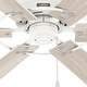 preview thumbnail 7 of 9, Hunter 52" Gilrock Windmill Ceiling Fan and Pull Chain - Industrial, Modern Farmhouse
