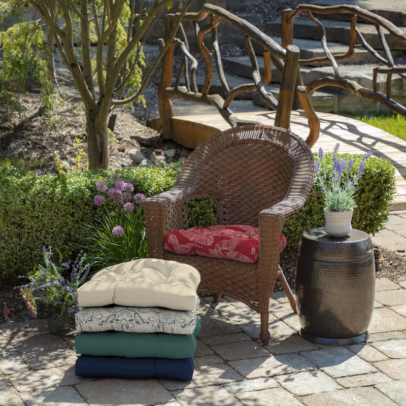 ARDEN Outdoor Wicker Chair Cushion (2 pack) - 18"L x 20"W - 18"L x 20"W
