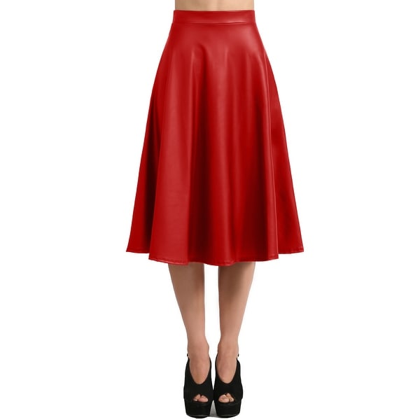 mid length pleated skirts 3xl