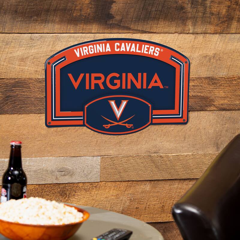 University of Virginia Embossed Steel Wall Sign, 11" x 17"