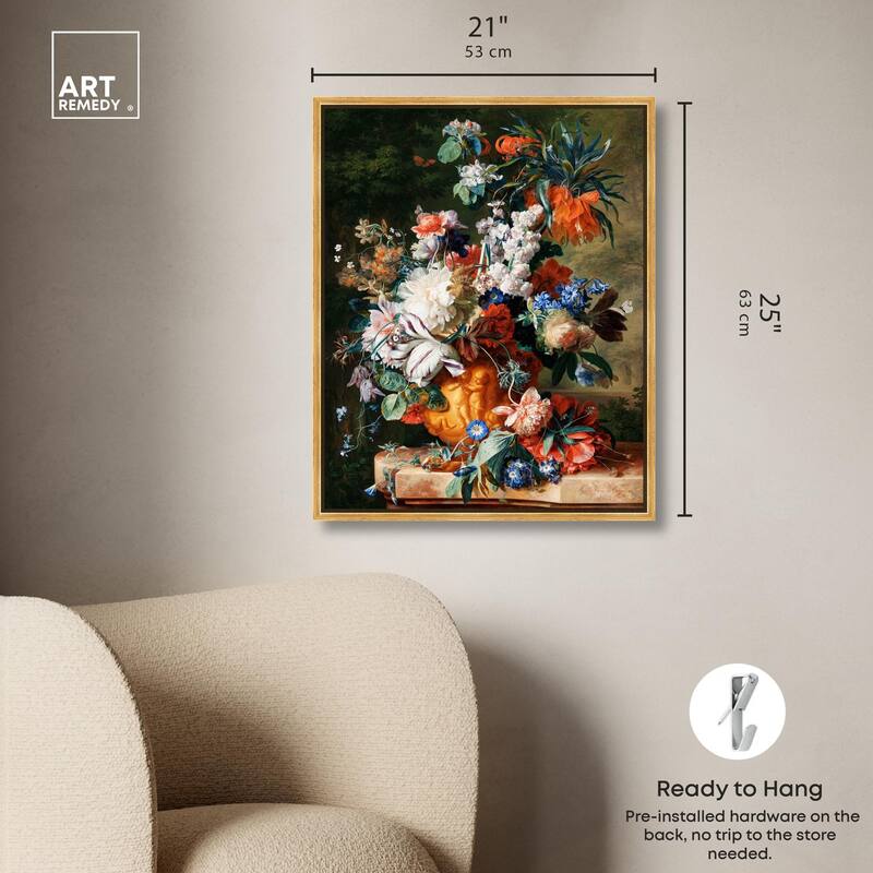 Bouquet of Flowers (1724) Canvas by Art Remedy