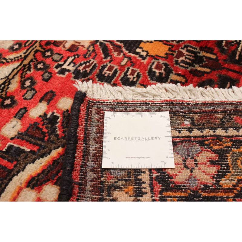 ECARPETGALLERY Hand-knotted Anadol Red Wool Rug - 3'7 x 10'2