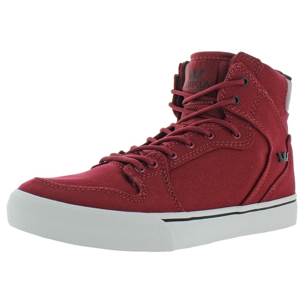 boys red high top sneakers