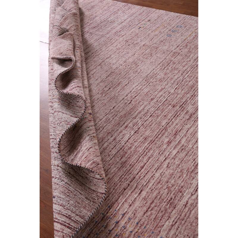 Hand Knotted Oriental 100% Wool Carpet Tribal Tribal Multi-Colored Gabbeh Area Rug - 10' 8'' X 7' 11''