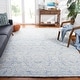 preview thumbnail 91 of 96, SAFAVIEH Handmade Metro Lorenzina French Country Wool Rug 10' x 14' - Blue/Ivory - Rectangle