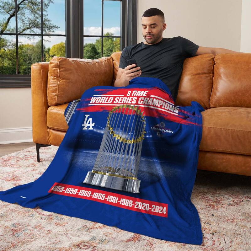 Los Angeles Dodgers 2024 MLB World Series Champs Champs Silk Touch