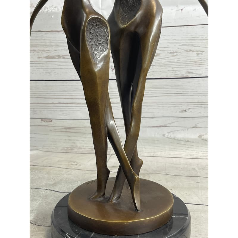 Signed Original Abstract Shall We Dance Bronze Sculpture By Milo Hot Cast