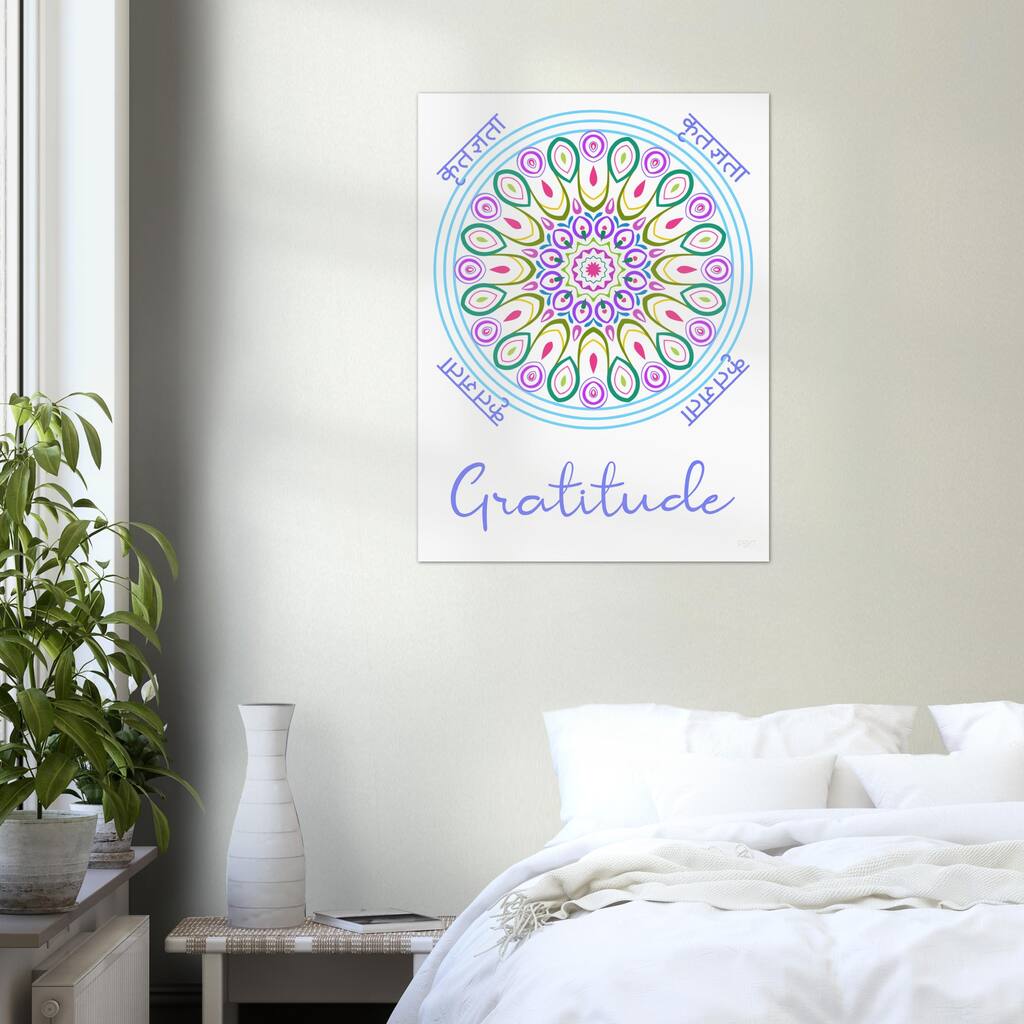 Parsley Sage Yoga Time Gratitude - Inspirational Series 1 Poster