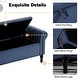 preview thumbnail 19 of 74, 67" Velvet Tufted Storage Bench for Bedroom End of Bed with Roll Arms