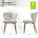 preview thumbnail 11 of 89, Aruna Accent Chair with Metal Legs 20''W X 19.5 ''D X 29''H by HULALA HOME