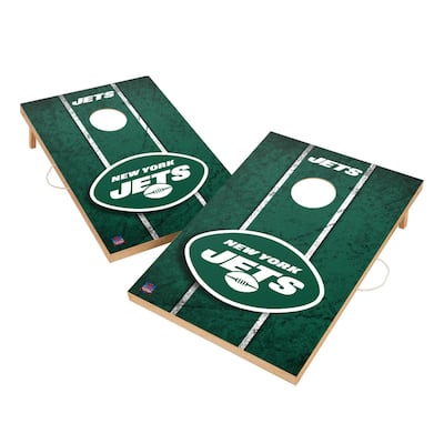 Vintage New York Jets NFL Regulation 2x4 Cornhole Set