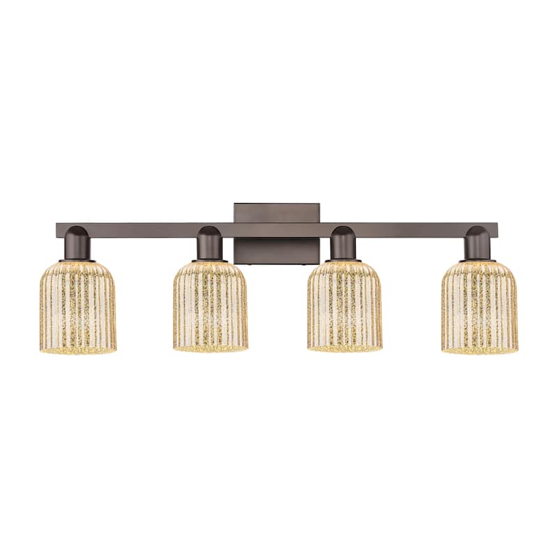 Innovations Lighting Downtown Urban - Bridal Veil - 4 Light 32" Bath Vanity Light