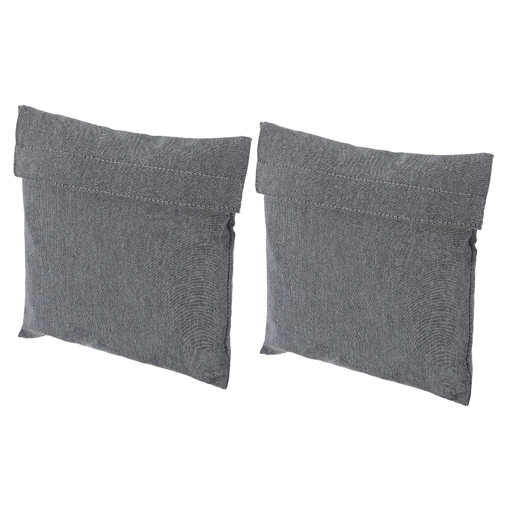 2Pcs 7"x7" Reusable Washable Polyester Snack Bag Sandwich Bag