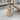 Dune 17" Round Indoor Outdoor Side Table, Fiberstone Pedestal End Table, Modern Faux Stone Accent Table, Assembled