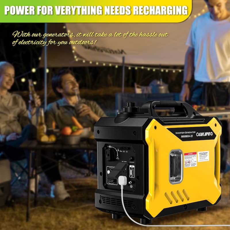 2000W Super quiet Inverter Generator, Portable Generator, Lightweight