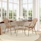 Option Natural & White Rattan/Light Natural Frame