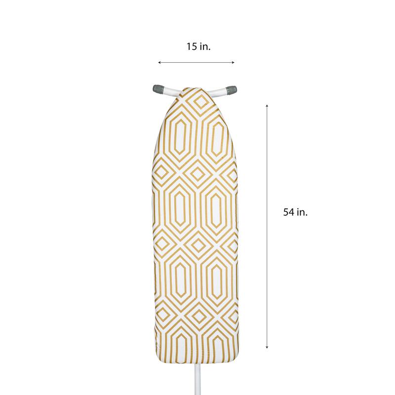 Simplify Scorch Resistant Ironing Board Cover & Pad - 15"x 54"x 0.1"