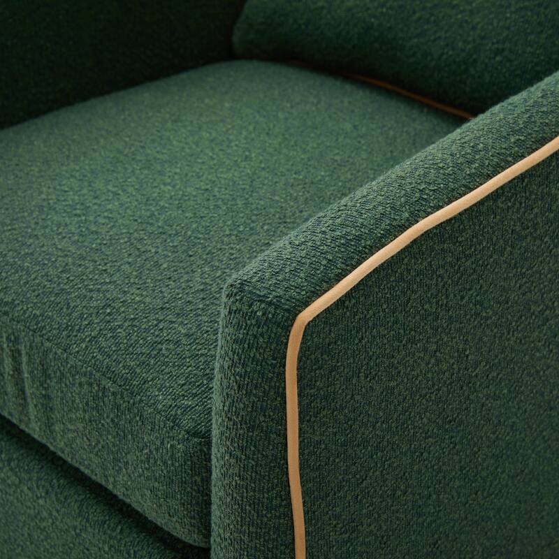 Swivel Accent Chair Upholstered Club Chair Barrel Sofa Chair for Living Room, Reading Corner, and Small Spaces