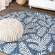 preview thumbnail 115 of 211, JONATHAN Y Galon Palm Frond Indoor/Outdoor Area Rug