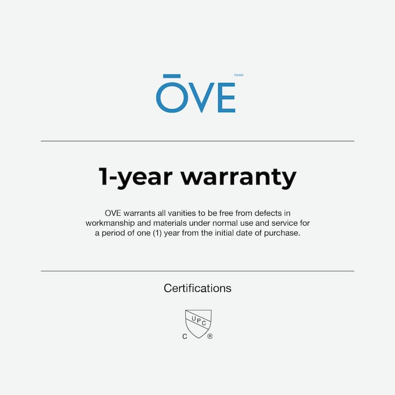 OVE Bailey Bathroom Vanity with Power Bar