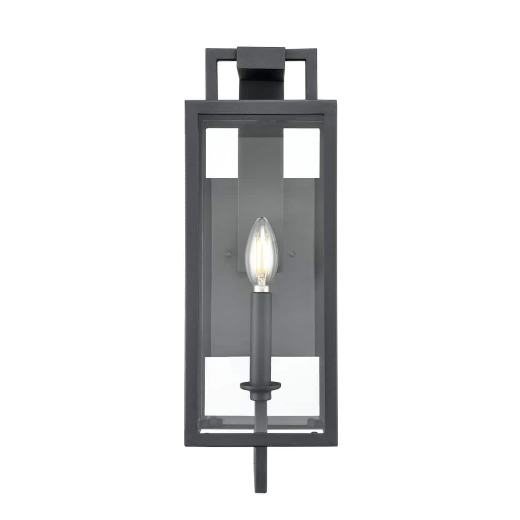 Millennium Lighting Lamont 1 Light Outdoor Wall Sconce in Textured Black