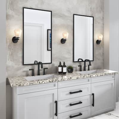 Artcraft Brooke 1-Light Wall Sconce - Wispy White Glassware Shade