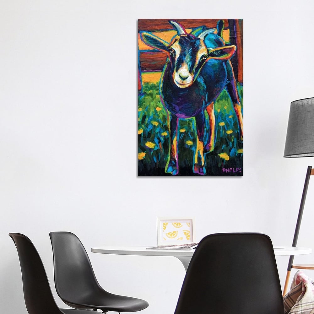 iCanvas "Black Goat" by Robert Phelps Canvas Print