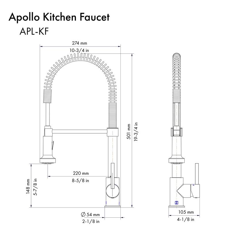 ZLINE Apollo Kitchen Faucet