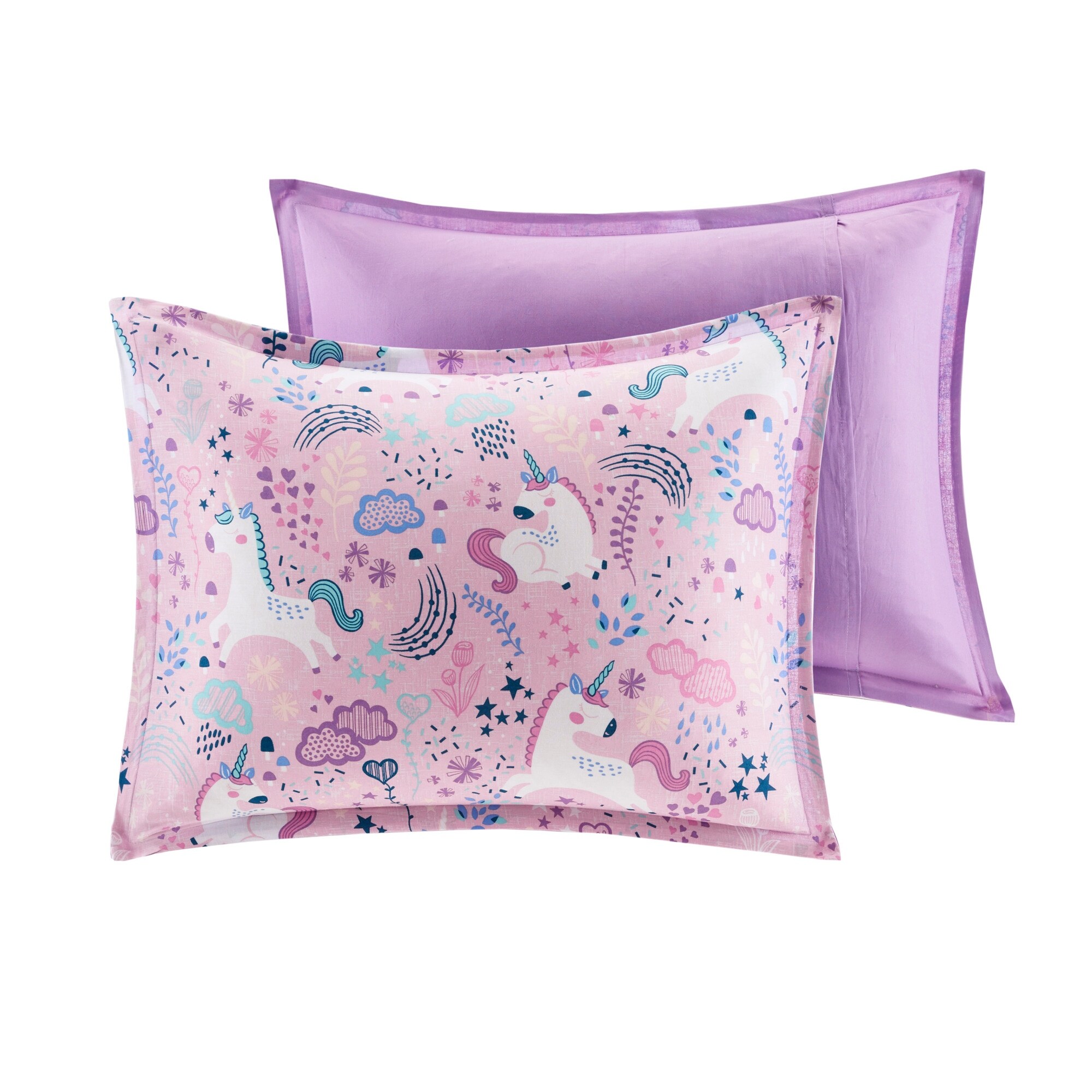 Urban Habitat Kids Lola Cotton Printed Comforter Set Pink Twin Twin XL