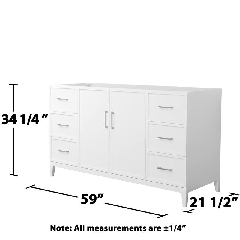 Wyndham Collection WCH717160S-CX-MXX Elan 59" Single Free Standing