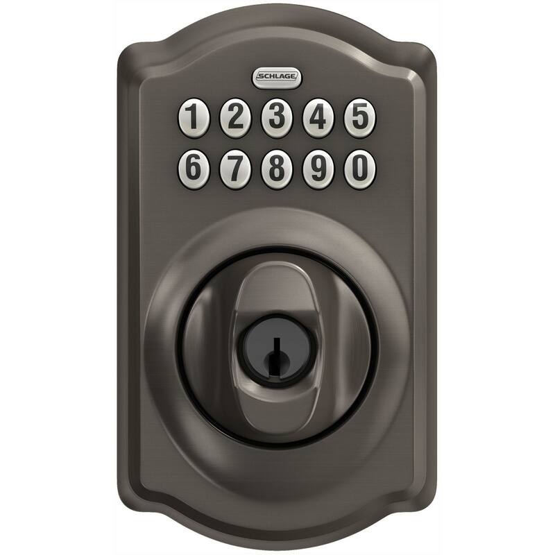 Schlage Camelot Electronic Keypad Single Cylinder Deadbolt