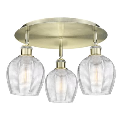 Innovations Lighting Norfolk - 3 Light 18" Flush Mount