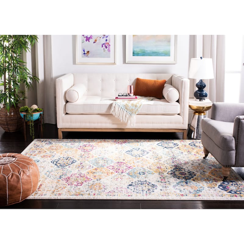 SAFAVIEH Madison Bettylou Boho Chic Distressed Area Rug