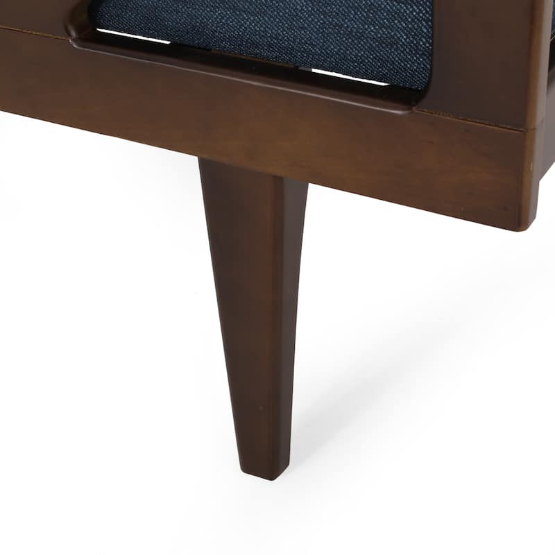 Navy Blue 65" Button Tufted Chaise Lounge