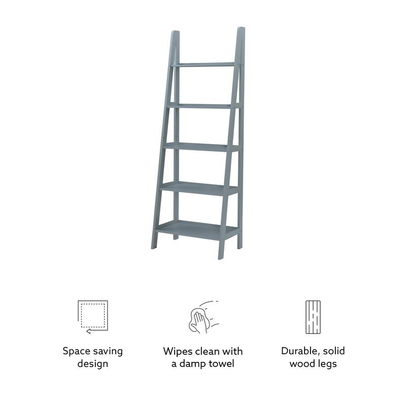 Freya 5-tier Ladder Bookshelf