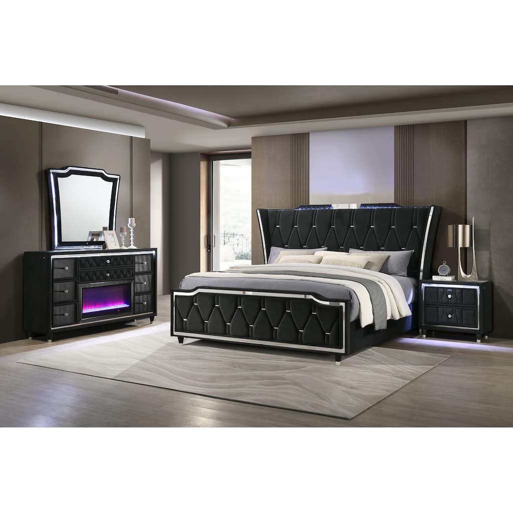 Lorient Bedroom Set Black