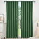 preview thumbnail 94 of 109, Deconovo Back Tab Blackout Curtains (2 Panel) 52W x 45L - Dark Forest