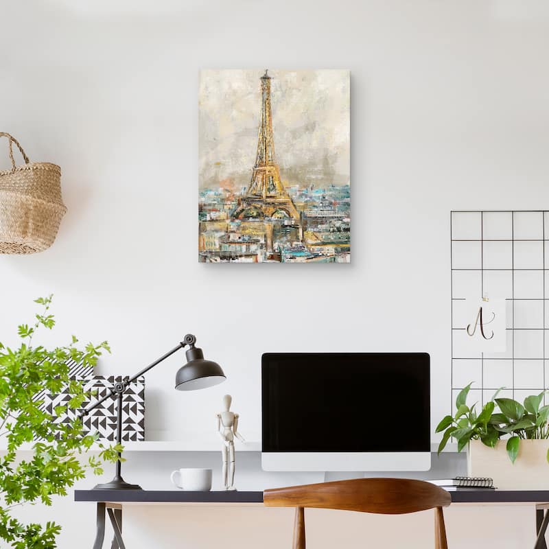 When in Paris by Studio Arts Canvas Art Print